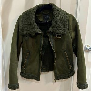 Green Sherpa Jacket